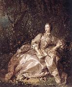 Francois Boucher Madame de Pompadour, Mistress of Louis XV painting